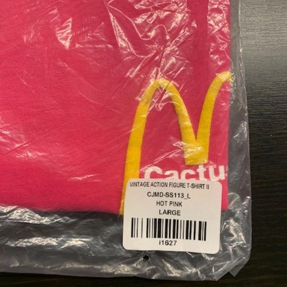 Travis Scott / McDonalds Cactus Jack Shirt, L, NWT - Picture 5 of 6